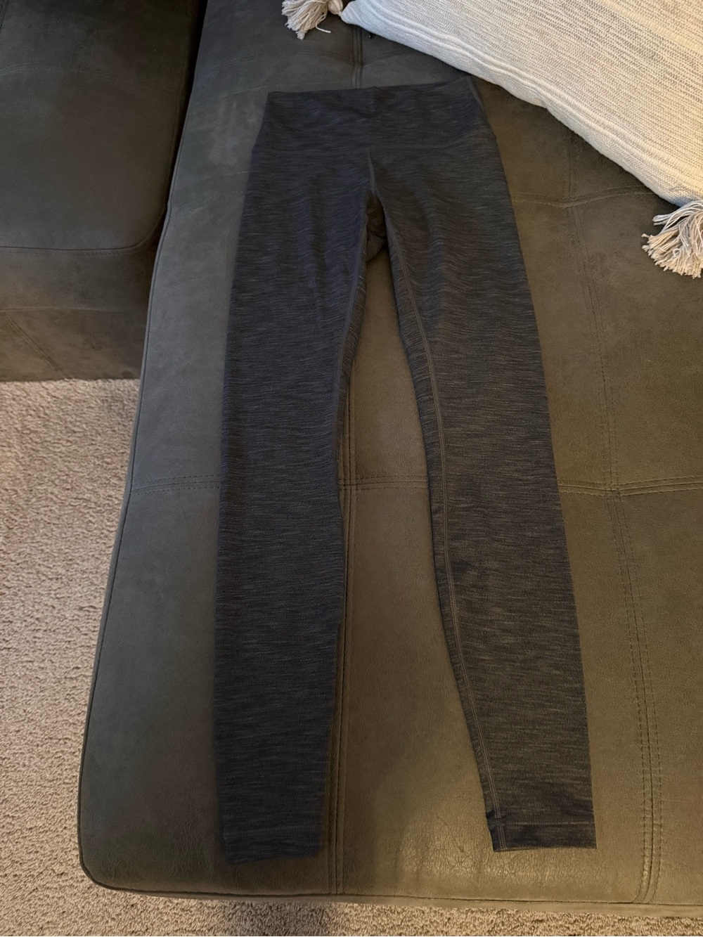 lululemon athletica Dark Charcoal Heather Leggings